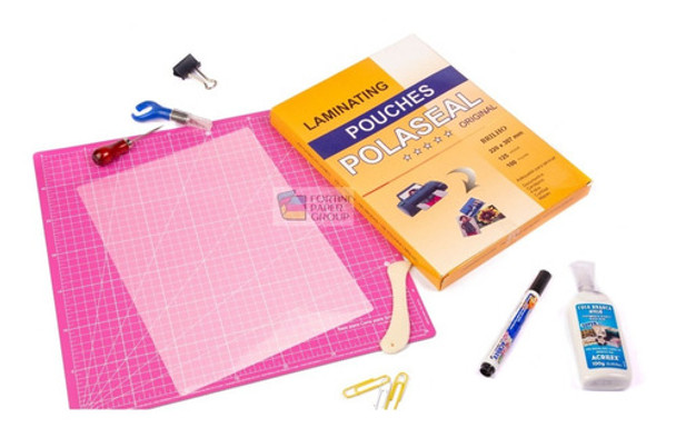 Polaseal Plástico Para Plastificação A4 220x307x0,05mm 30un 0 Polaseal Plástico Para Plastificação A4 220x307x0,05mm 30un 0