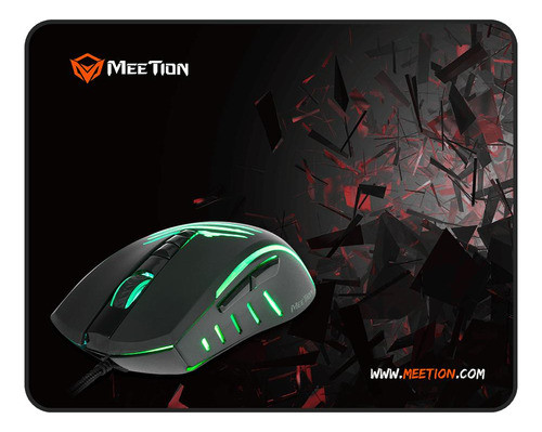 Kit Mouse + Mousepad Meetion Mt-co11 0