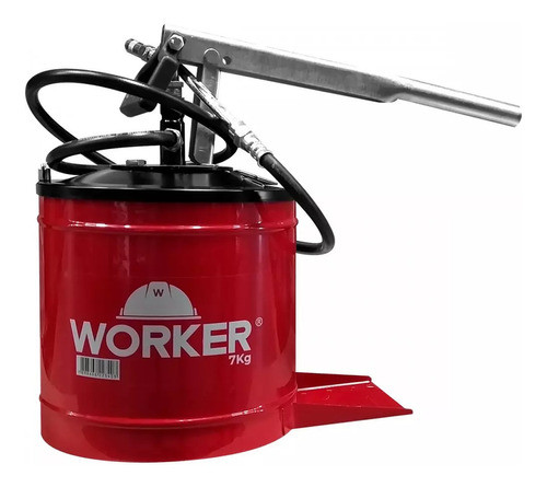 Bomba Para Graxa Balde Com Bico Acoplador 7 Kg 40932 Worker 0