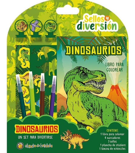 Dinosaurios: Sellos Y Diversión - Mosca 0