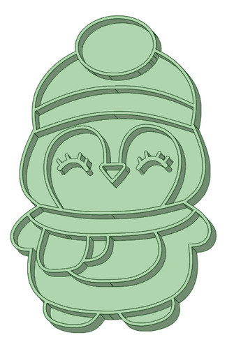 Pingüino 3 Cortante Para Galletas 0