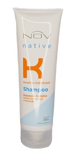 Shampoo Native K 240ml Keratina Hidrolizada Pomo 0