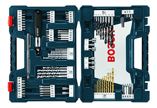 Juego De Taladro Y Brocas Bosch Ms4091, 91 Piezas 0
