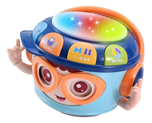 Tambor Proyector Interactivo Con Luces Y Sonidos   (yl613) 0