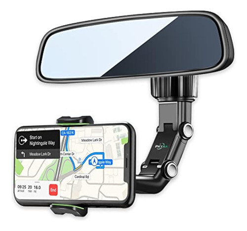 Pkyaa Soporte De Teléfono Para Espejo Retrovisor 0