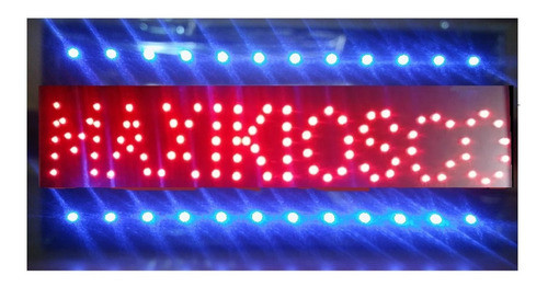 Cartel Led Maxikiosco Doble Faz Abierto O El Que Quieras 0
