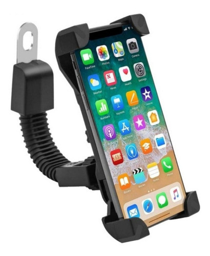 Soporte Celular Moto Scooter Agarre Del Espejo Regulable 0