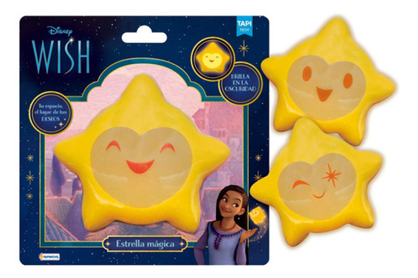 Estrella Mágica Disney Wish Ilumina Cuarto Brilla Oscuridad 0 Estrella Mágica Disney Wish Ilumina Cuarto Brilla Oscuridad 0