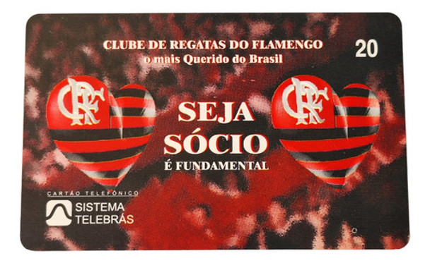 Ct293= Cartao Telebras Flamengo Novo = Desc,5,00 Ver Abaixo 0