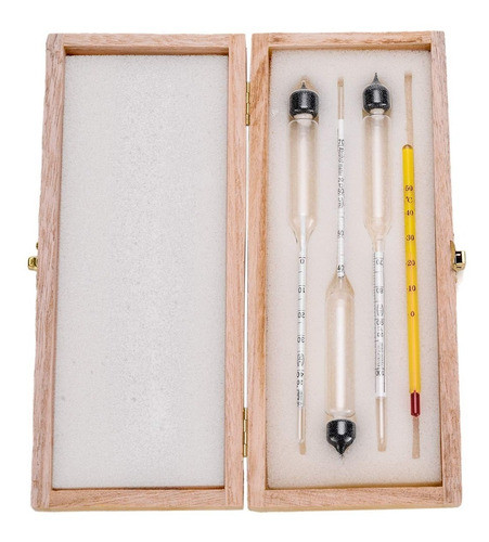 Medidor De Alcohol Densimetro 0-100% Profesional 0