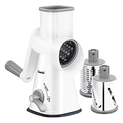 Rallador De Queso Giratorio, Cortador De Verduras De Mandoli 0
