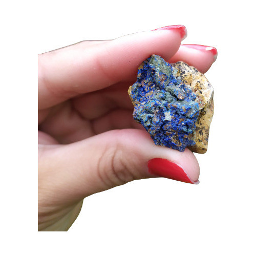 Pedra Bruta Azurita P / Cristal 0