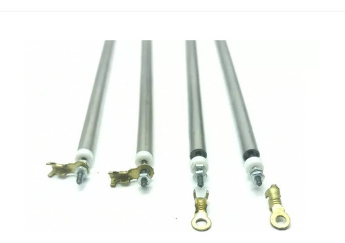 2 Resistencias Horno Eléctrico 30 Cm + Terminales Redondos 0