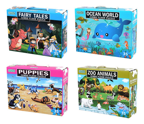 Jumbo Floor Puzzle 35 Piezas 4 Modelos Ploppy 692377 0