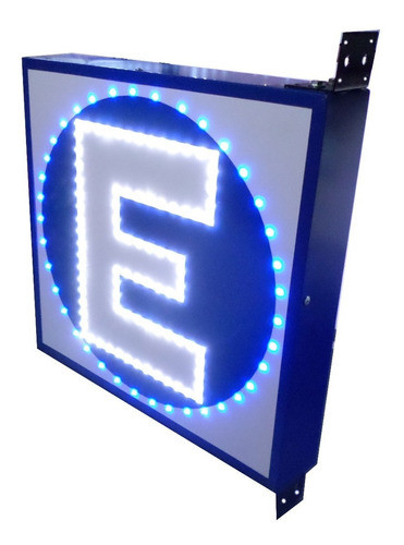 Cartel Led Estacionamiento Doble Faz 50x50cm - Promo !!! 0