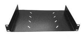 Bandeja Fixa 19 Pol Preto 350mm 4 Pontos Fixação Max 0
