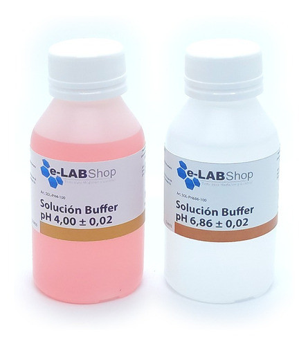 Kit De Soluciones Buffer Calibración Ph4 6,86 Medidores Ph 0