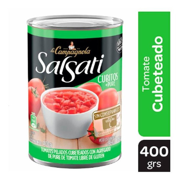 Pack X 36 Unid. Tomate  C+p 400 Gr Salsati Tomates Pro 0