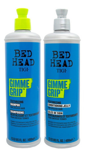 Tigi Gimme Grip Shampoo + Acondicionador Texturizante 400ml 0