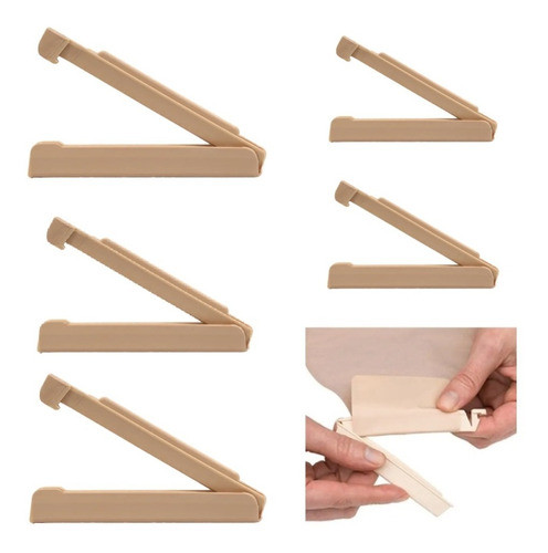 Kit 5 Clamp Clips Para Fechamento De Bolsa De Colostomia 0