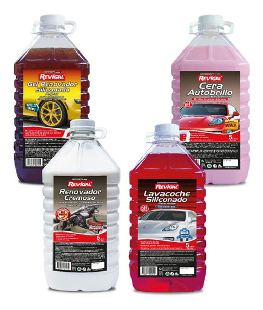 Kit-4 Shampoo Autobrillo Renovador Cremoso Gel Renov Revigal 0 Kit-4 Shampoo Autobrillo Renovador Cremoso Gel Renov Revigal 0