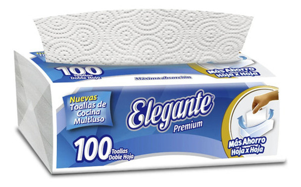 Toalla De Cocina Multiuso Elegante X100 Un. Caja X 36 0