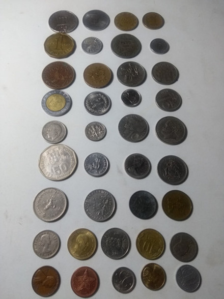 Excelente Lote De Monedas Mundiales Todas Distintas 0
