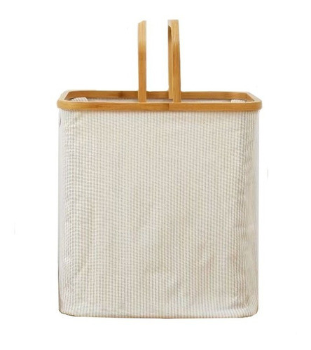 Cesto Para Ropa Sucia Plegable Laundry Madera Bambu Calidad 0