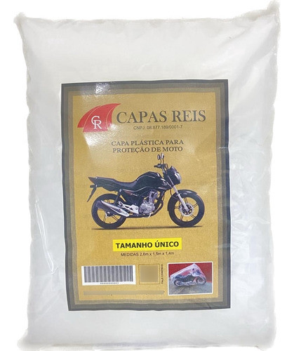 Capa Plástica Para Proteção De Moto 0