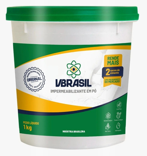 Vbrasil Impermeabilizante 1kg Rende Mais Nanotecnologico 0