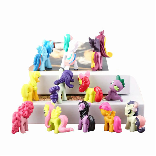 Pequeño Pony Set Mini Figuras Personajes Dibujos Animados 0