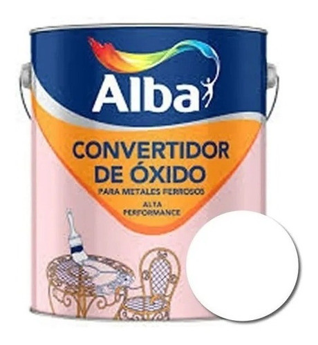 Alba Convertidor De Oxido Blanco  4 Lt + Pincel Agustina 0
