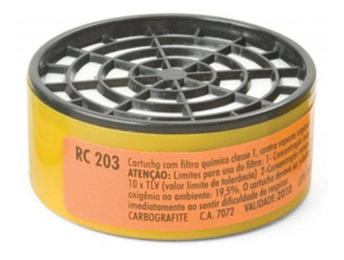 Filtro Rc 203 P/ Respirador Semifacial Cg 306 - Carbografite 0