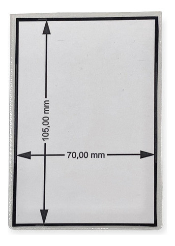 600 Bolsillos 76x110 Pvc Portacredencial Porta Tarjeta 0