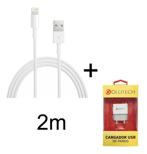 Cargador + Cable De iPhone Fast Charge 2 Metros Buena 0