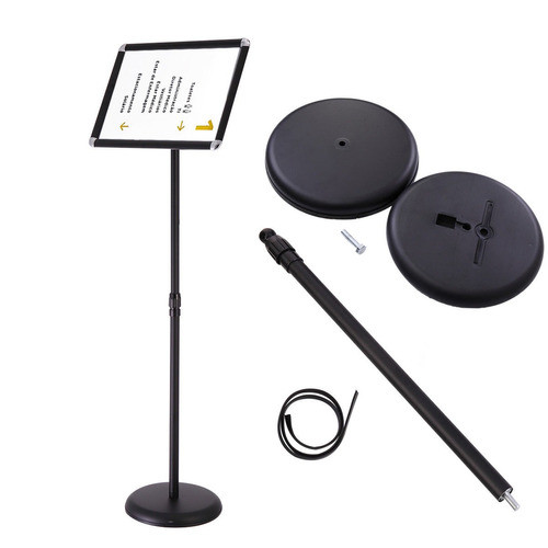 A3 Señal Ajustable Estructura Soporte De Pedestal Stand Gira 0