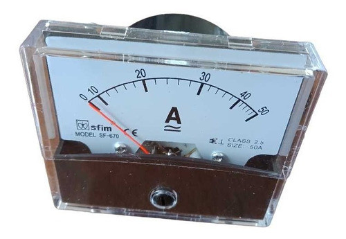 2 Amperimetro Analogico Ac/dc 50a 0