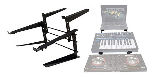 Soporte Ajustable De Doble Estante Para Mando De Dj 0
