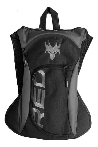 Mochila Hidratacao 2l Evolution Black Night Preta Red Dragon 0