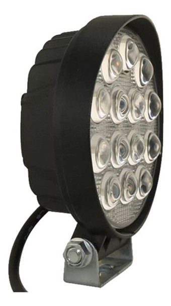 Faro Led Redondo Auxiliar 14 Led 42w 4x4 Agro Off Road 0