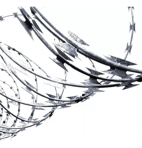 Alambre Consertina 450mdoble Cruzada Protección Seguridad 0