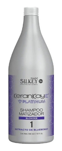 Shampoo Silkey Kerankaye Platinum Matizador Blonder 1480ml 0 Shampoo Silkey Kerankaye Platinum Matizador Blonder 1480ml 0