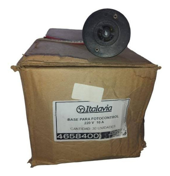 Zócalo Para Fotocontrol  Italavia 220v 10a Kit X30 0