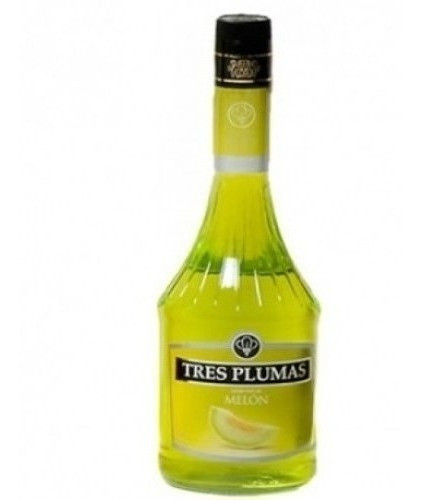 Licor De Melón - Tres Plumas, 700 Ml. 0