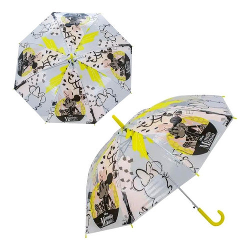 Guarda Chuva Minnie Grande Infantil Automático Sombrinha 0