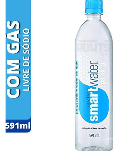 Agua Com Gás Zero Sódio Smartwater 591ml 0