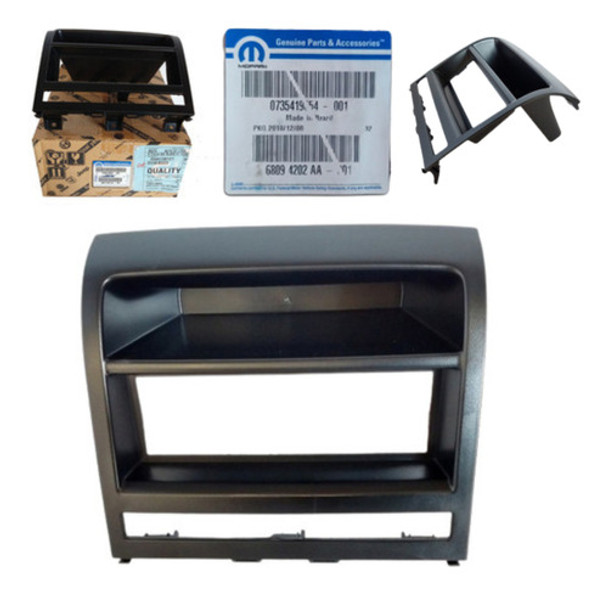 Moldura Painel Central Radio Fiat Strada 2010 2011 2012 7354 0 Moldura Painel Central Radio Fiat Strada 2010 2011 2012 7354 0