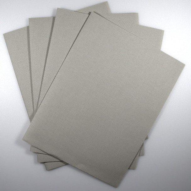Tela Perlada Gris Para Bordado, 4 Piezas, 30x45cm Cada Una 1 Tela Perlada Gris Para Bordado, 4 Piezas, 30x45cm Cada Una 1