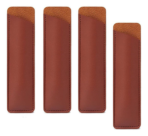 Paquete De 4 Estuches Individuales De Cuero Para Lapiceras 0
