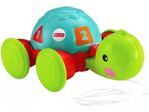 Fisher Price Empurra Tartaruga Pedagógico Y8652 Mattel 0
